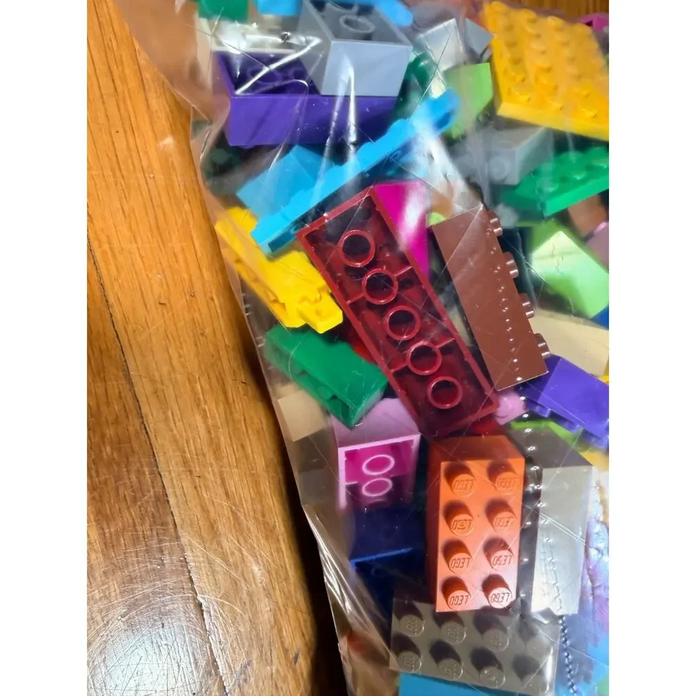 2 Bags Mixed Building Bricks / LEGO-Compatible Blocks – 3 lb 12 oz Lot